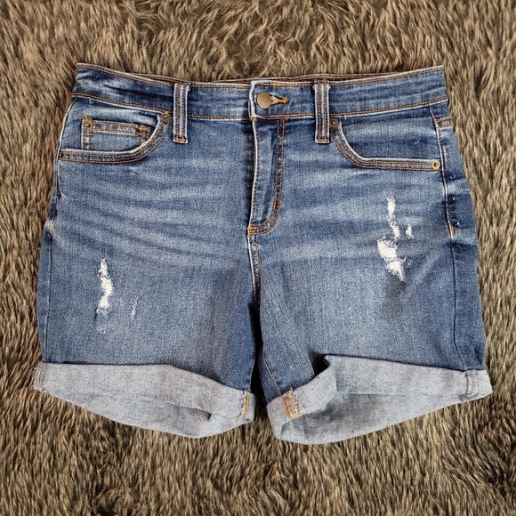 universal thread mid rise boyfriend shorts